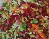 A picture of step 2 of Protein rich Mung sprouts and peanuts salad.