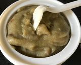 Foto langkah ke 9 dari resep Mpasi 6month tepung kacang hijau organik mix kurma with ub.