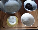 A picture of step 1 of Chocolate Salted Caramel Cheesecake Yule Log with Speculoos and Cream Cheese.