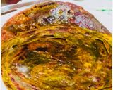 A picture of step 8 of Rainbow Lachha Paratha.