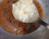 A picture of step 6 of Pani puri with saunth ka pani.