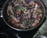Foto del paso 7 de la receta: Carne salteada con vegetales y arroz primavera 🍛