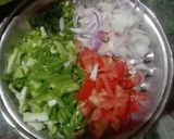 A picture of step 1 of French papad.