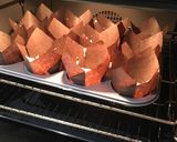 A picture of step 7 of Emma and Charlotte’s ‘special’ gluten free muffins.