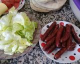 صورة لخطوة 2 من وصفة ساندويتش بخبز الكوشة