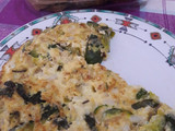 Tortilla de coliflor y zapallitos