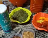 A picture of step 1 of Afang Soup.