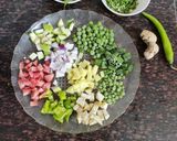 મિક્સ વેજ પાલક ખીચડી (Mix Veg Palak Khichdi Recipe In Gujarati) રેસીપી સ્ટેપ2ફોટો
