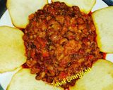 A picture of step 7 of Beans and fried yam.