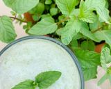 A picture of step 3 of Minty Namkeen lassi.