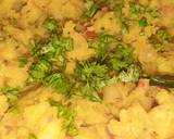 South Indian cuisine platter(dosa,sambar,chutney,potato veggie) recipe step 4 photo