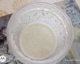 A picture of step 2 of Apple almond drink.