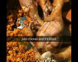 A picture of step 10 of Pounded Yam with Egusi Soup.