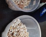 صورة لخطوة 2 من وصفة فشار حلو بالالوان 🍿🍿🍿🌽🌽