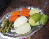 Foto del paso 1 de la receta: Verduras y papas cocidas