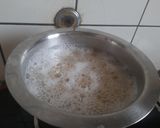 A picture of step 1 of Mac N Cheese pasta.
