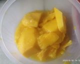 A picture of step 1 of Mango Cake Bites.