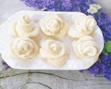 Hình bước làm 4 của món Bánh bao hoa hồng