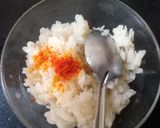 A picture of step 4 of Tri colour milk pauva.