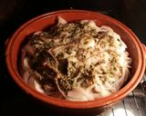 Foto del paso 23 de la receta: Cazuela de pollo encebollado al horno, con patatas y majado de higadillos