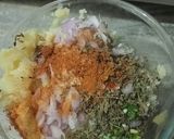 A picture of step 3 of Multigrain Aloo paratha.
