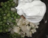 A picture of step 2 of Mayo potato salad.