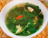Hình bước làm 2 của món Canh mồng tơi tôm tươi