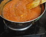 A picture of step 6 of Red Sauce Pasta.