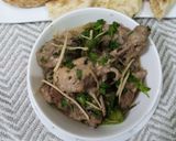 A picture of step 6 of Milky karahi.