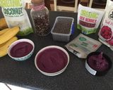 A picture of step 1 of Dragon Fruit Smoothie Bowls.