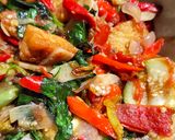 Foto langkah ke 3 dari resep Tumis Cucut Terong Cabe Bawang.