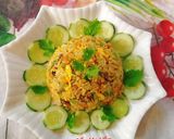 Hình bước làm 6 của món Cơm chiên cá trứng