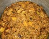 A picture of step 4 of White chicken biryani.