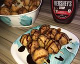 A picture of step 4 of Chocolate chips puff puff.