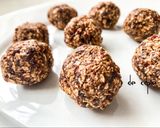 A picture of step 4 of CHOCOLATE BROWNIE BITES (healthy snacks).