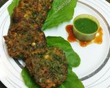 A picture of step 9 of Spinach dal vada.