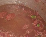 A picture of step 6 of Beetroot soya pulao.