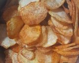 A picture of step 8 of Instant Potato Chips.