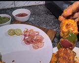A picture of step 5 of Peri peri Kashmiri paneer tikka masala.