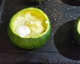 Foto del paso 3 de la receta: Zapallitos rellenos de crema de choclo y zuchinis
