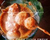 Foto langkah ke 6 dari resep Cilok Tusuk Empuk Bumbu Kacang.