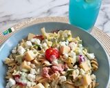 صورة لخطوة 1 من وصفة سلطة معكرونة بصلصة خفيفة Salade de pâtes avec sauce légère