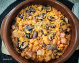 Foto del paso 10 de la receta: Arroz al horno con setas y calabaza