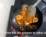 A picture of step 9 of Prawns Tawa Masala.