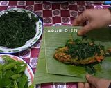 Foto langkah ke 5 dari resep Pepes Ikan Mas Isi Daun Singkong.