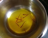 A picture of step 3 of Saffron tea kashmiri Kesar kavo.