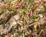 A picture of step 2 of Chinese Biryani.