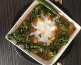 A picture of step 5 of Makhana Kaju Curry.