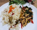 Foto langkah ke 5 dari resep 168》Nasi Liwet & Ayam Suwir.