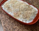 A picture of step 4 of Easy lemon poke cake.